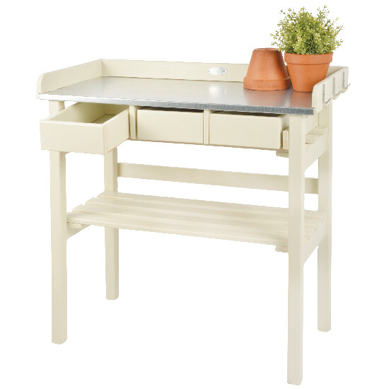 Stół do przeszczepu FARMA, biały|Esschert Design