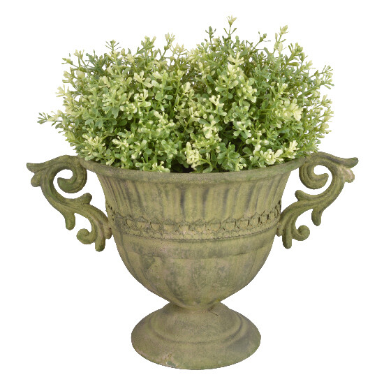 Váza "AGED METAL" vysoká - kov, zelená patina, M|Esschert Design
