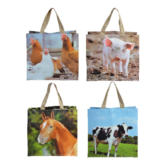 Bag with print, package contains 4 pieces!|Esschert Design