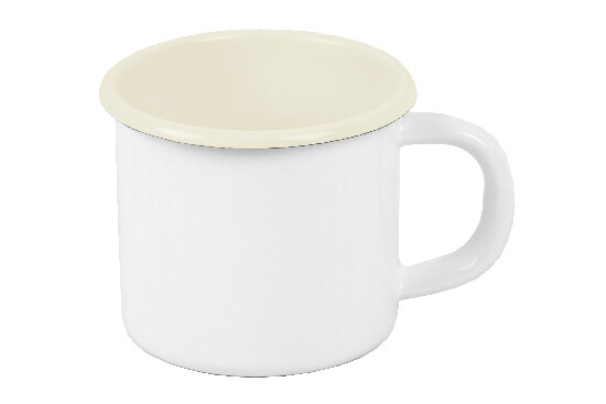 Enamel mug, creamy white | Ego Dekor