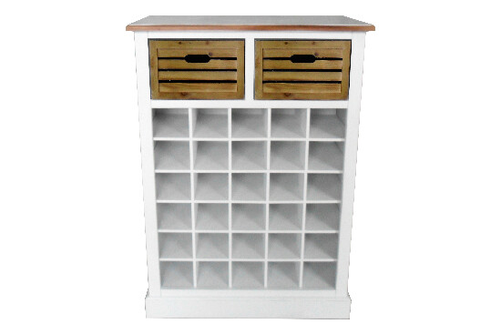 Wine cabinet LEONE, 106.5 x 73.5 x 32.5 cm|Ego Dekor