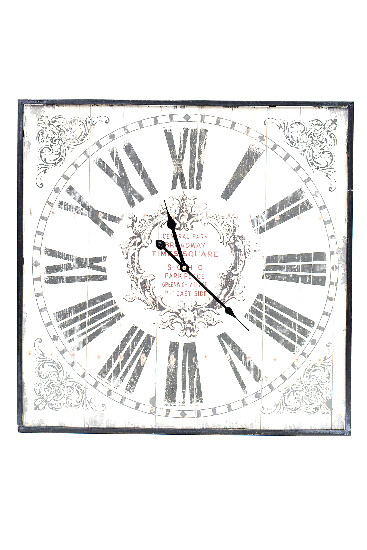 Square clock Broadway 44 x 58 x 5.5 cm | Ego Dekor