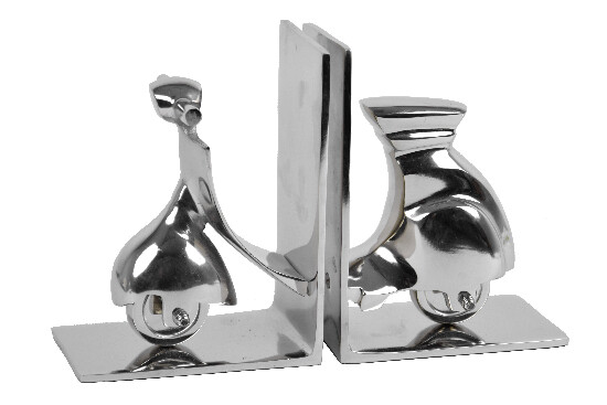 Ozdoba hulajnogi, metal, srebrna, 28 x 18 x 8,5 cm|Ego Dekor