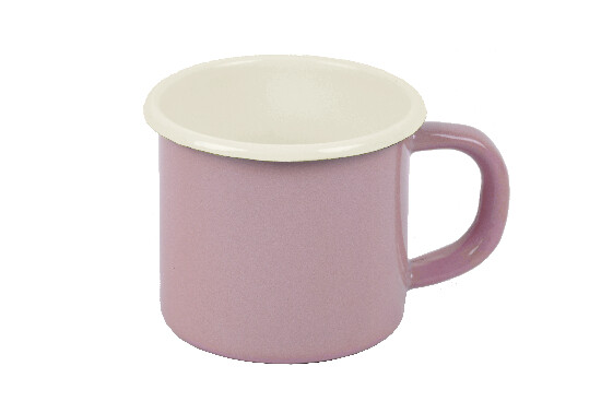 Enamel mug, dark pink | Ego Dekor