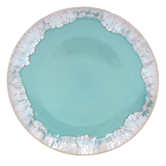 Plate, 27cm, TAORMINA, blue (aqua)|Casafina