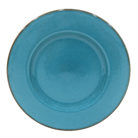 ED Serving plate, 34 cm, SARDEGNA, blue (turquoise) (SALE)|Casafina
