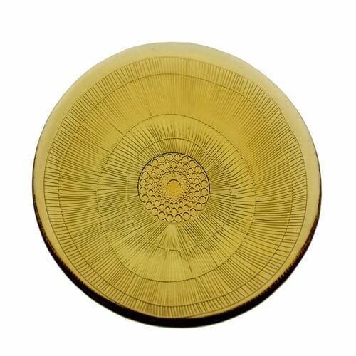 ED ECO Recycled glass plate, dia. 28 cm, sand (LAST PIECES ON SALE)|Ego Dekor