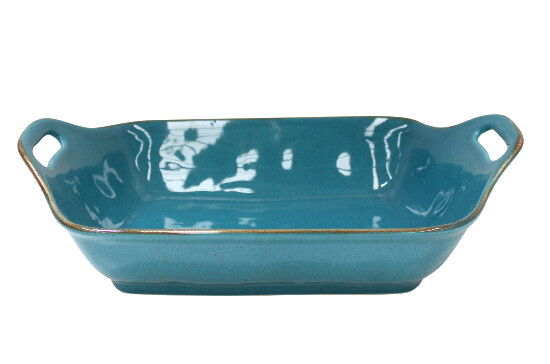 ED Baking dish, 40x27cm, SARDEGNA, blue (turquoise) (SALE)|Casafina