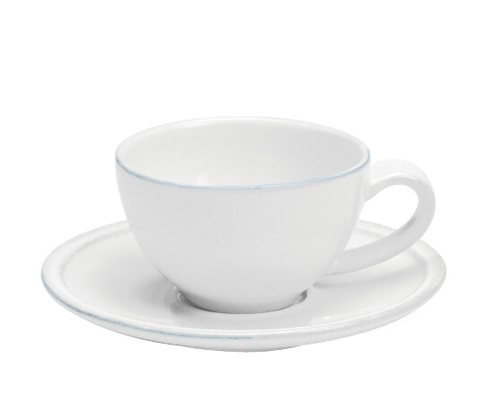 Coffee cup with saucer 0.09L, FRISO, white|Costa Nova