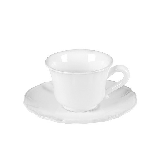 Filiżanka do herbaty ze spodkiem 0,22L, ALENTEJO, biała|Costa Nova