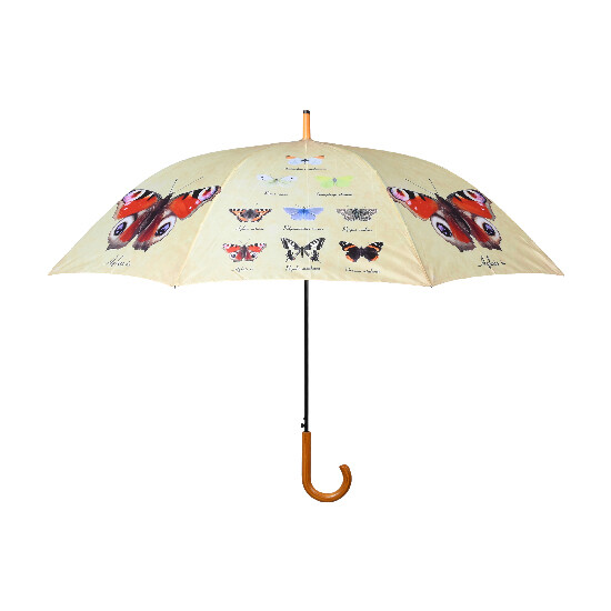 ED Deštník s motýly BUTTERFLY, 120x120x95 cm|Esschert Design
