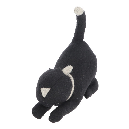 Zarážka na dvěře "BEST FOR BOOTS" Kočka, černá, 14 x 26,5 x 30,5 cm, váha 1,5 kg|Esschert Design