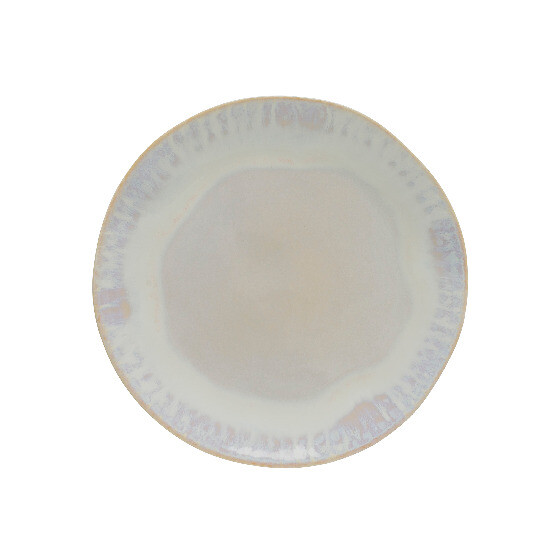 Talerz deserowy 20 cm, BRISA, biały (solny) (WYPRZEDAŻ)|Costa Nova