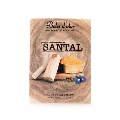 Woreczek zapachowy POCKET SMALL, papier, 5,5 x 7,5 x 0,3 cm, Santal|Boles d'olor