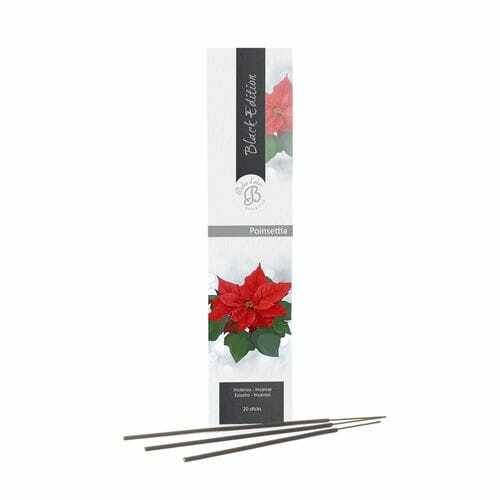 Incense sticks (Black Edition) 20 pcs Poinsettia|Boles d'olor