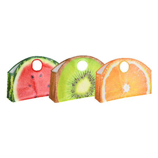 Torba na zakupy XL Fruit, opakowanie zawiera 3 sztuki!|Esschert Design