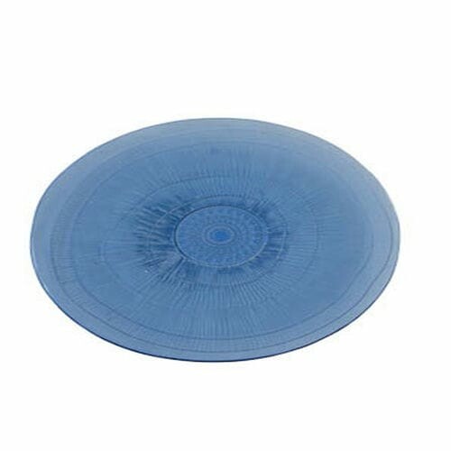 ECO Plate made of recycled glass, dia. 28 cm, light denim (pack contains 6 pieces) (SALE)|Ego Dekor