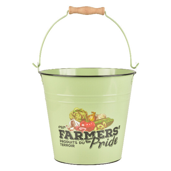 Bucket FARMERS PRIDE, M (SALE)|Esschert Design