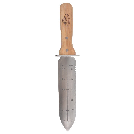 Nůž s pilkou HORI HORI, nerez+dřevo, 8x3x32cm, přírodní|Esschert Design