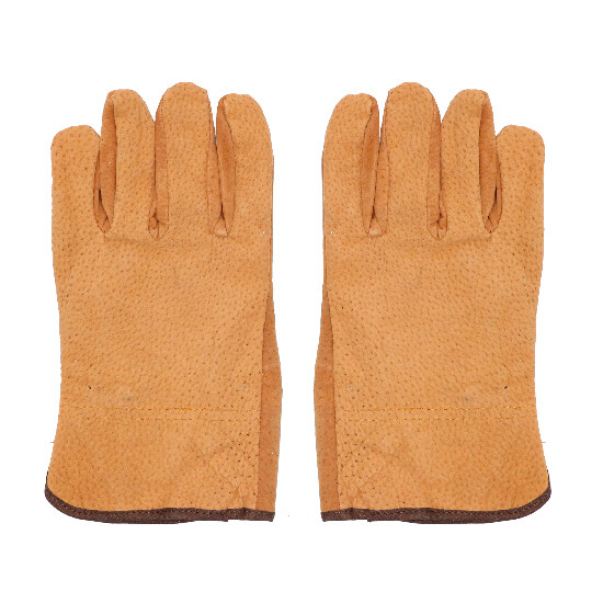 Garden leather gloves CAMEL, 13x2x25cm, size L, brown|Esschert Design