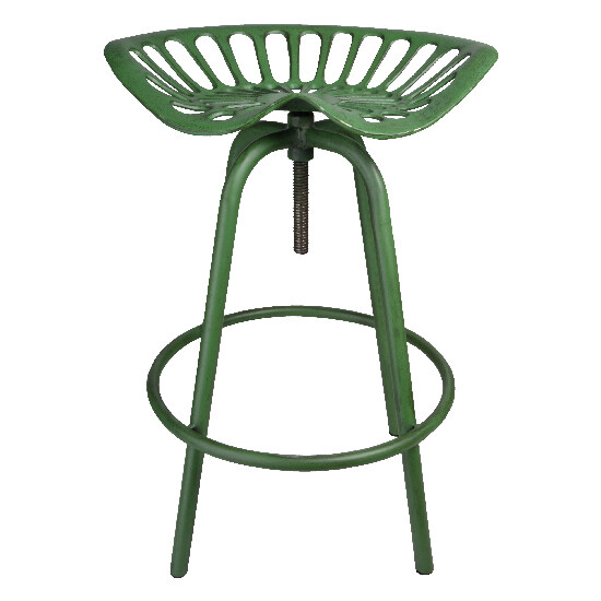 Krzesło "TRAKTOR", zielone (WYPRZEDAŻ)|Esschert Design