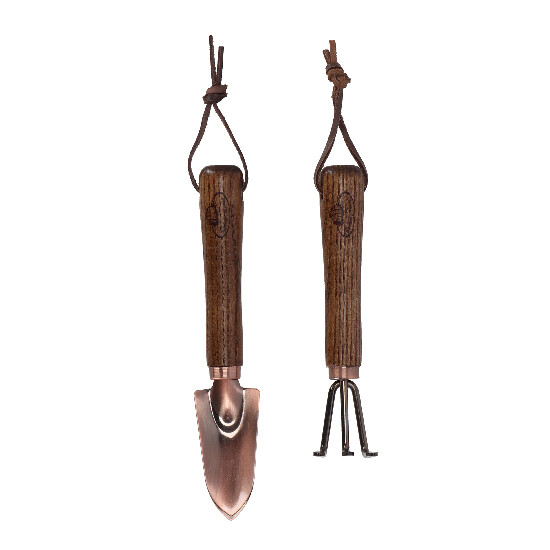 Garden tools, copper-plated carbon steel, set of 2 | Esschert Design