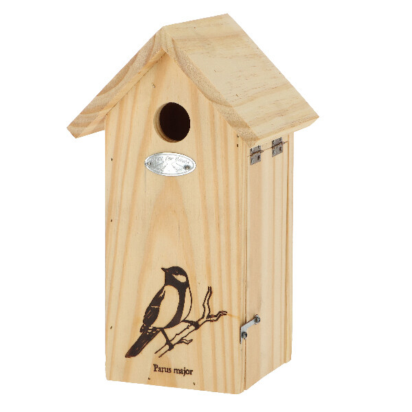 Budka BEST FOR BIRDS se sýkorkou koňadrou|Esschert Design