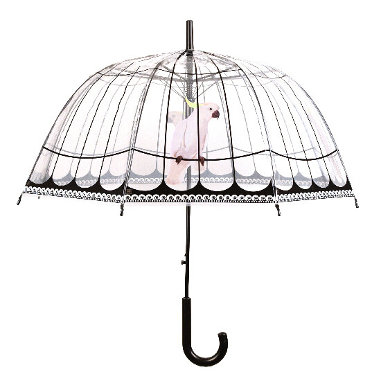 Deštník Ptačí klec, průhledný|Esschert Design