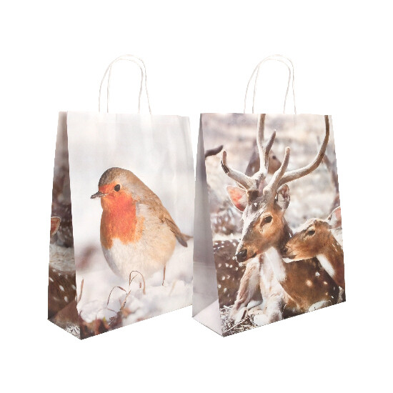 Bag paper animals, double-sided|Esschert Design