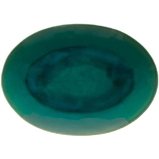 Oval tray 40cm, RIVIERA, blue|black|Azure|Costa Nova