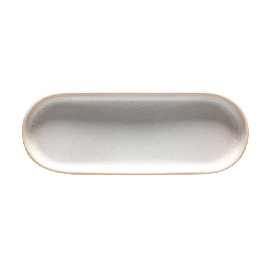 Tray 25 cm, oval, NÓTOS, white|cream|Costa Nova