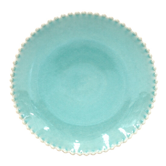 ED Plate 28cm, PEARLAQUA, blue (turquoise) (SALE)|Costa Nova