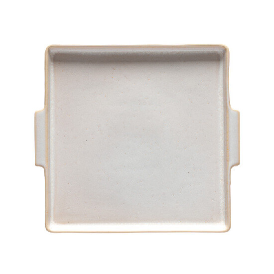 Plate|serving tray, square 22cm, NÓTOS, cream|Dune path|Costa Nova
