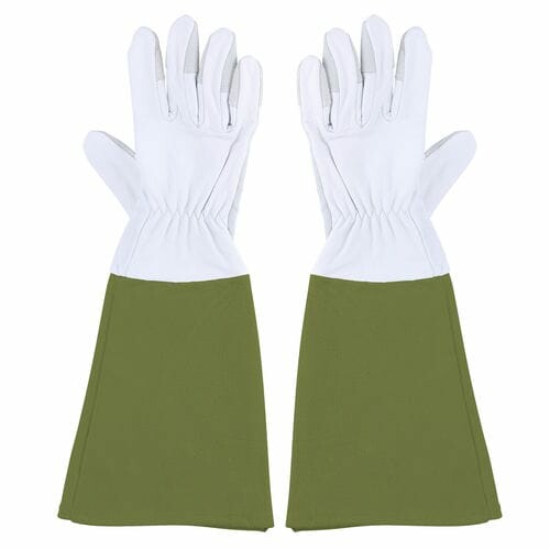 Rękawiczki ogrodowe z przedłużoną ochroną przedramienia, rozmiar L|Esschert Design