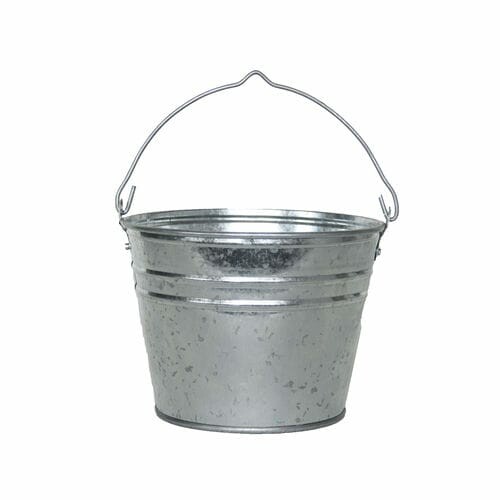 Bucket New galvanized, dia. 24 cm|Esschert Design