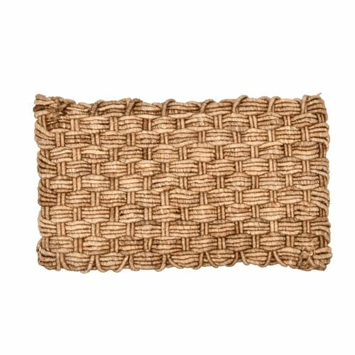Jute doormat - Dutch 4-weave, natural, 77.5 x 45.3 x 3.1 cm|Esschert Design