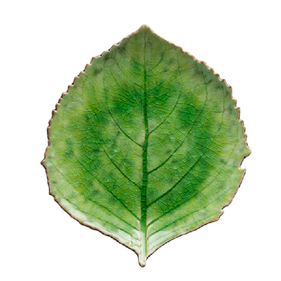 Plate|leaves tray 22cm, RIVIERA, black/green|Tomato|Costa Nova