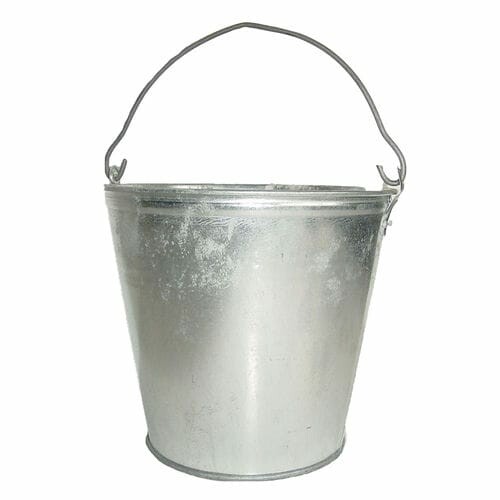 Bucket New galvanized, dia. 29 cm|Esschert Design