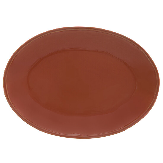 Oval tray, 40x29cm, FONTANA, red (paprika)|Casafina