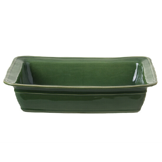 Baking dish, 34x26cm, FONTANA, green (SALE)|Casafina