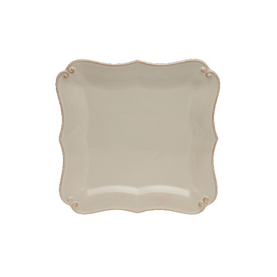 Square plate, 27 cm, VINTAGE PORT, white|cream (SALE)|Casafina