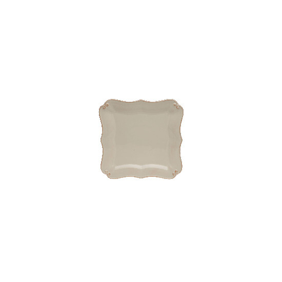 Square plate, 13 cm, VINTAGE PORT, white|cream (SALE)|Casafina