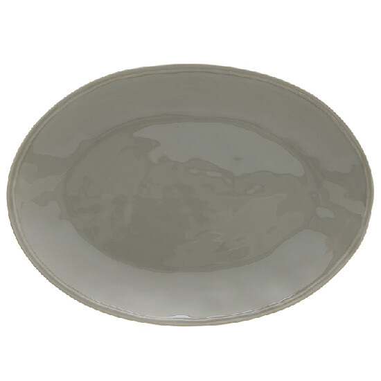 Oval tray, 40x29cm, FONTANA, gray (SALE)|Casafina