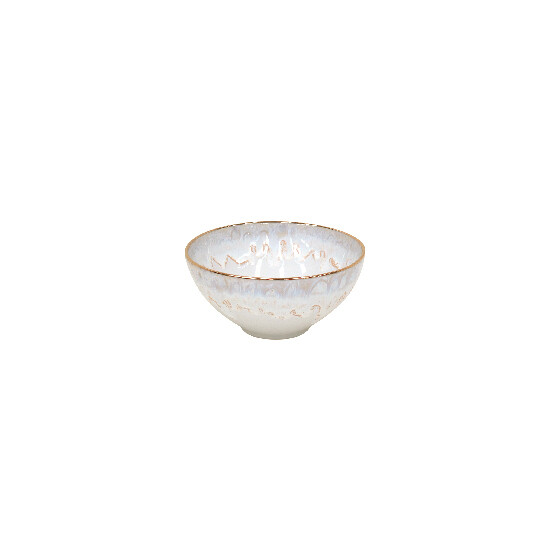 Bowl for soup|cereal, 15x7cm|0.65L, TAORMINA, white|golden|Casafina