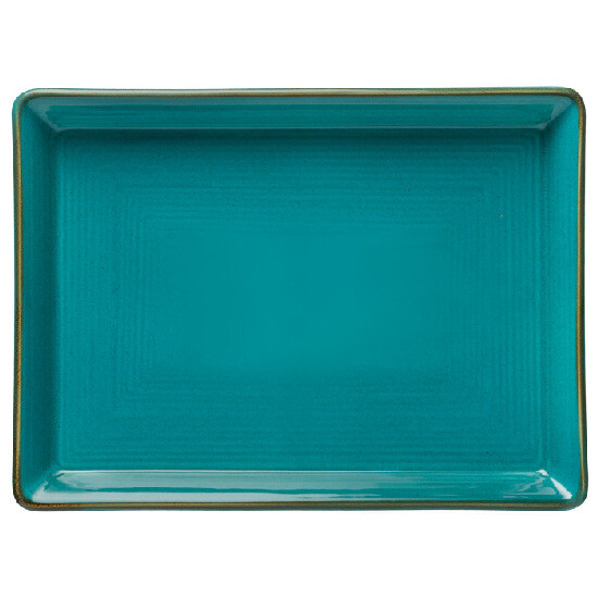 Tray, 45x33cm, SARDEGNA, blue (turquoise) (SALE)|Casafina