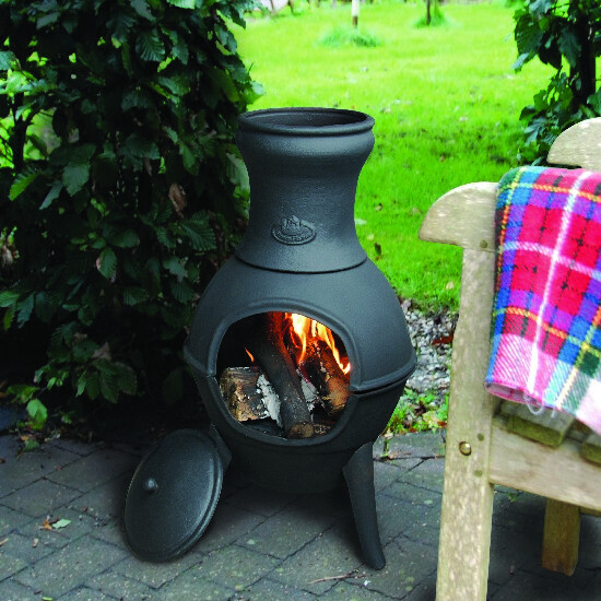 Fireplace stove "FANCY FLAMES", 38 x 40 x 70.5 cm|Esschert Design