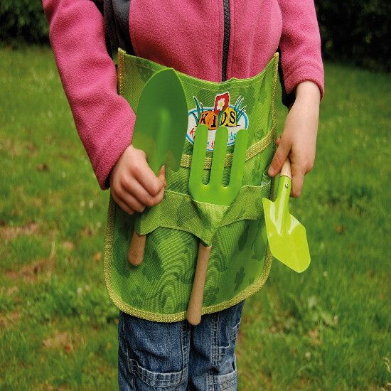 Children's garden clip-on apron (grooves, 2 blades) 25.5 cm|Esschert Design