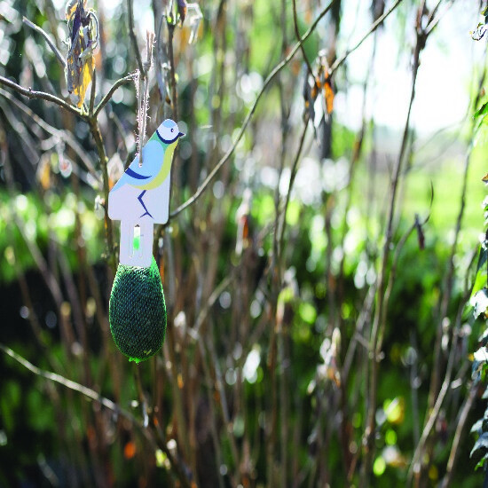 Bird feeder "BEST FOR BIRDS" hanging balls with sunflower seeds, package contains 4 pieces!|Esschert Design