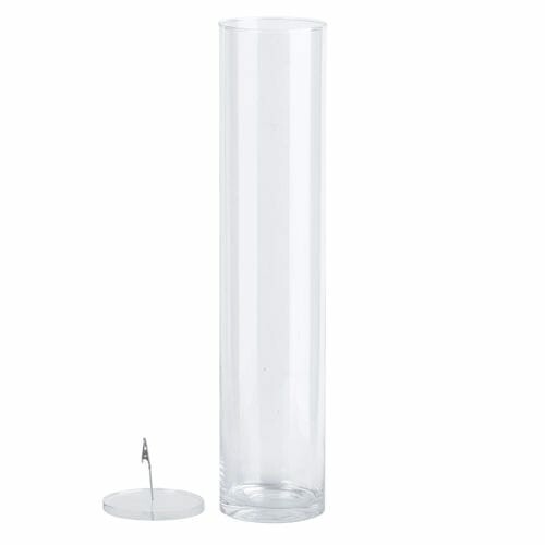 XXL Vase for submerged flowers, 12 x 12 x 70 cm, 7L|Esschert Design