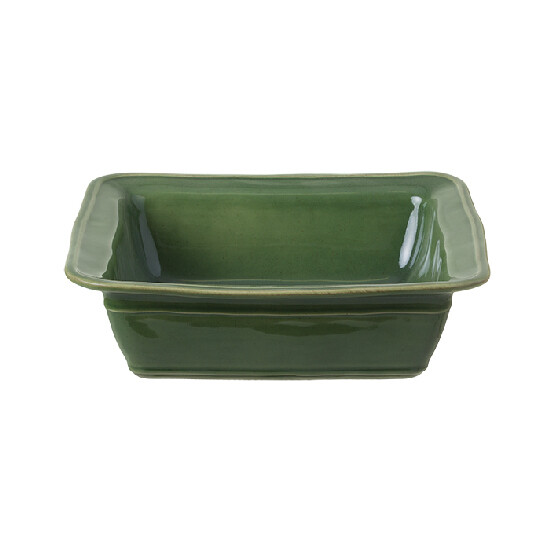 Square baking dish, 27x27cm, FONTANA, green (SALE)|Casafina